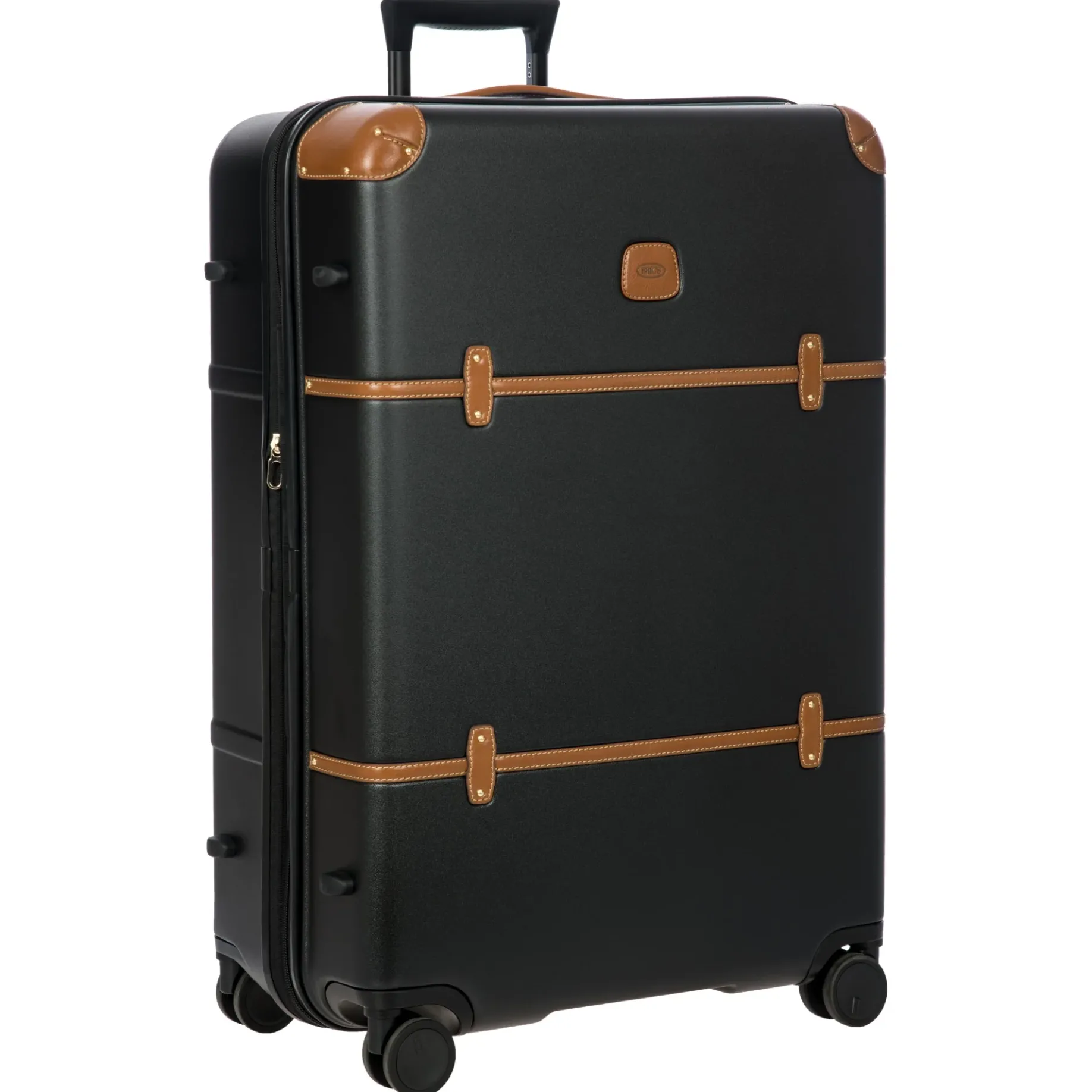 Bellagio - 4-Rollen-Trolley 76 cm erw. recycelt (black/tan)