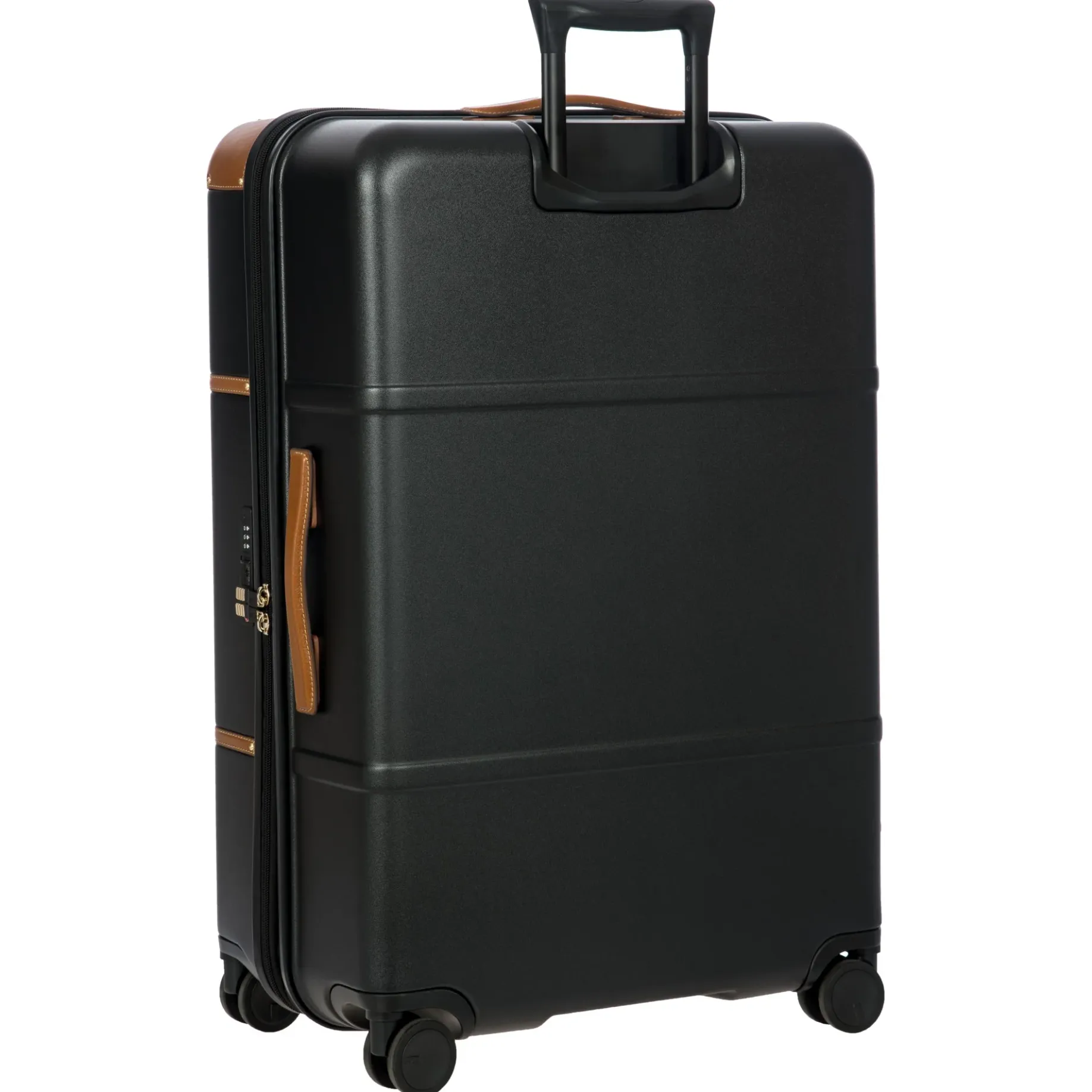 Bellagio - 4-Rollen-Trolley 76 cm erw. recycelt (black/tan)
