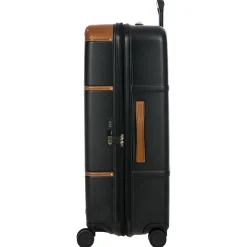 Bellagio - 4-Rollen-Trolley 76 cm erw. recycelt (black/tan)