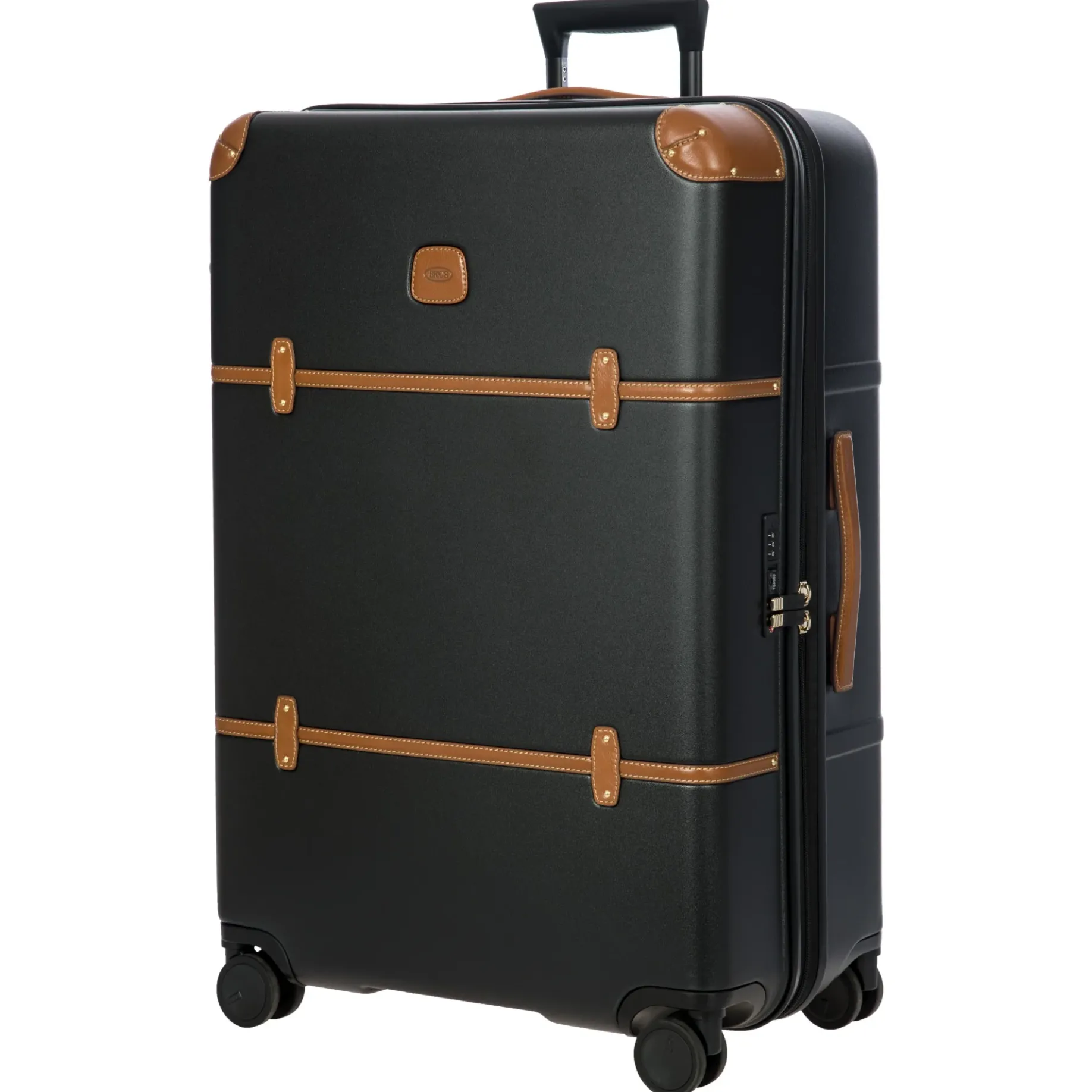 Bellagio - 4-Rollen-Trolley 76 cm erw. recycelt (black/tan)
