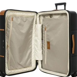 Bellagio - 4-Rollen-Trolley 76 cm erw. recycelt (black/tan)