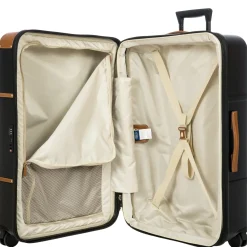 Bellagio - 4-Rollen-Trolley 76 cm erw. recycelt (black/tan)