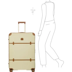 Bellagio - 4-Rollen-Trolley 82 cm erw. recycelt (cream)