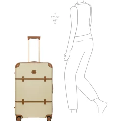 Bellagio - 4-Rollen-Trolley 70.5 cm erw. recycelt (cream)