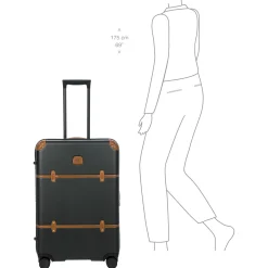 Bellagio - 4-Rollen-Trolley 70.5 cm erw. recycelt (black/tan)