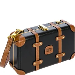 Bellagio - Umhängetasche 20 cm recycelt (black/tan)