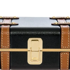 Bellagio - Umhängetasche 20 cm recycelt (black/tan)
