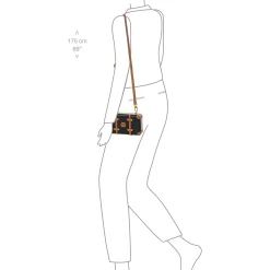 Bellagio - Umhängetasche 20 cm recycelt (black/tan)