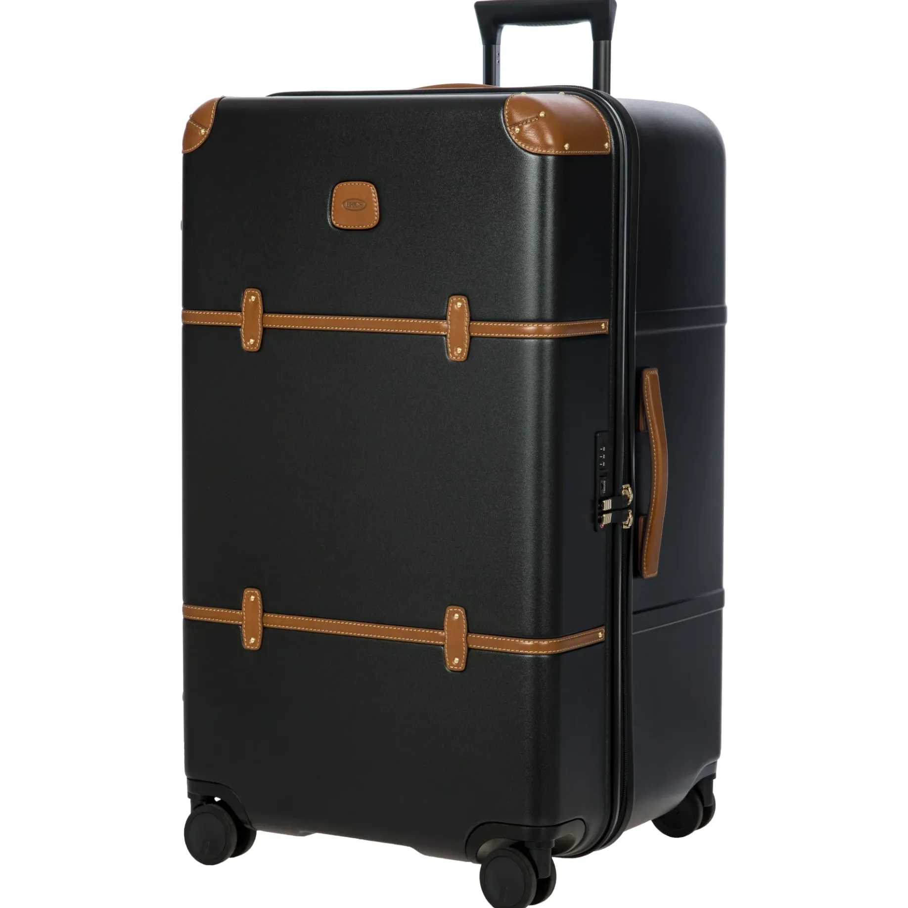 Bellagio Trunk - 4-Rollen-Trolley 80 cm recycelt (black/tan)