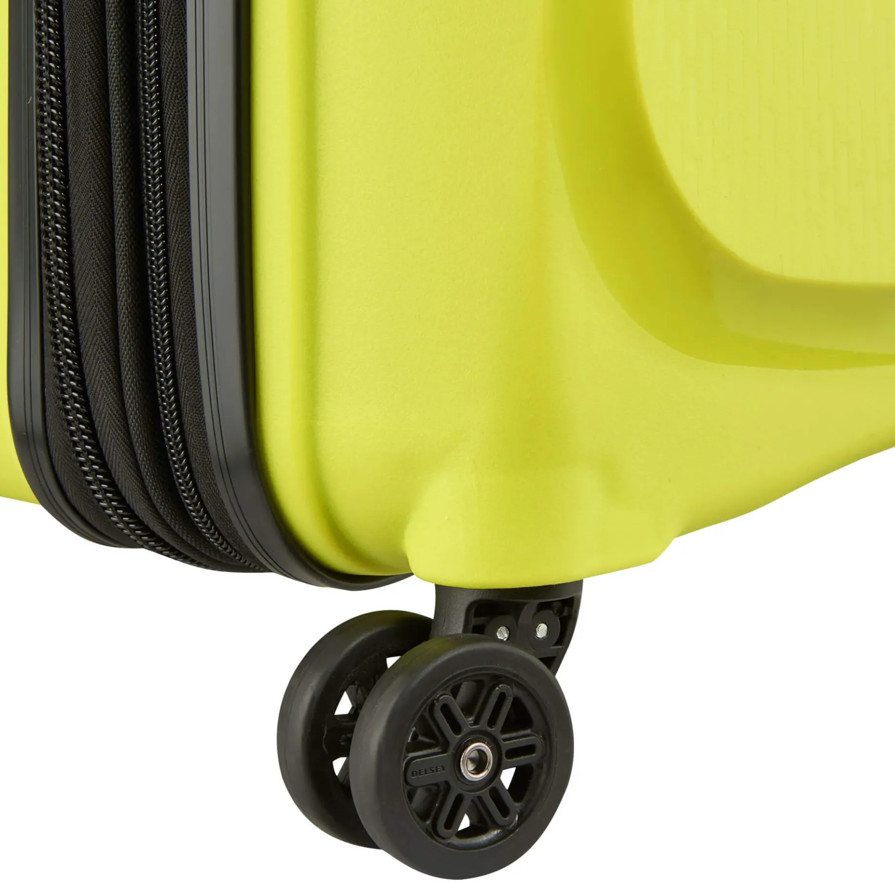 Belmont Plus - 4-Rollen-Kabinentrolley recycelt 55 cm erw. (grün chartreuse)
