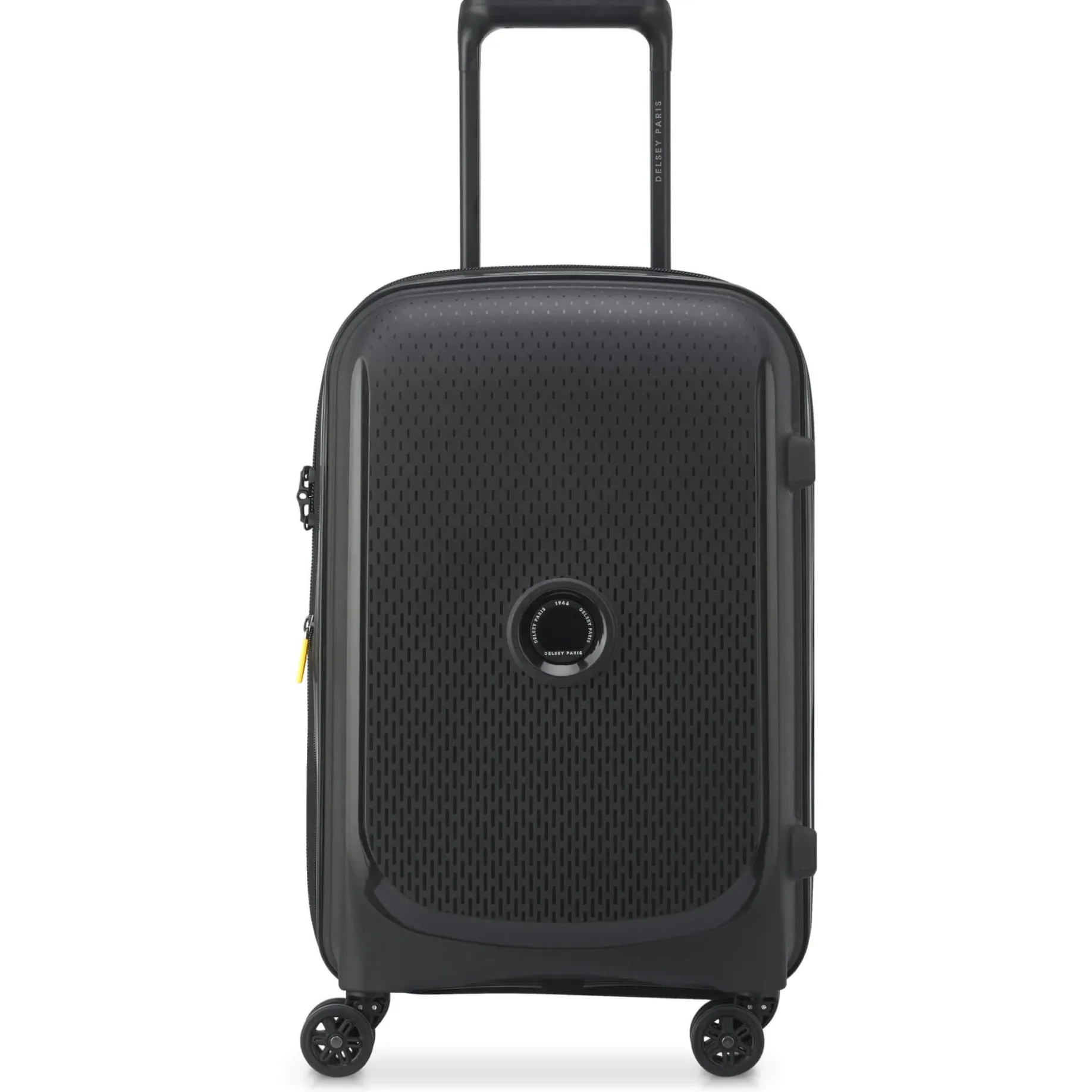 Belmont Plus - 4-Rollen-Kabinentrolley recycelt 55 cm erw. (schwarz)