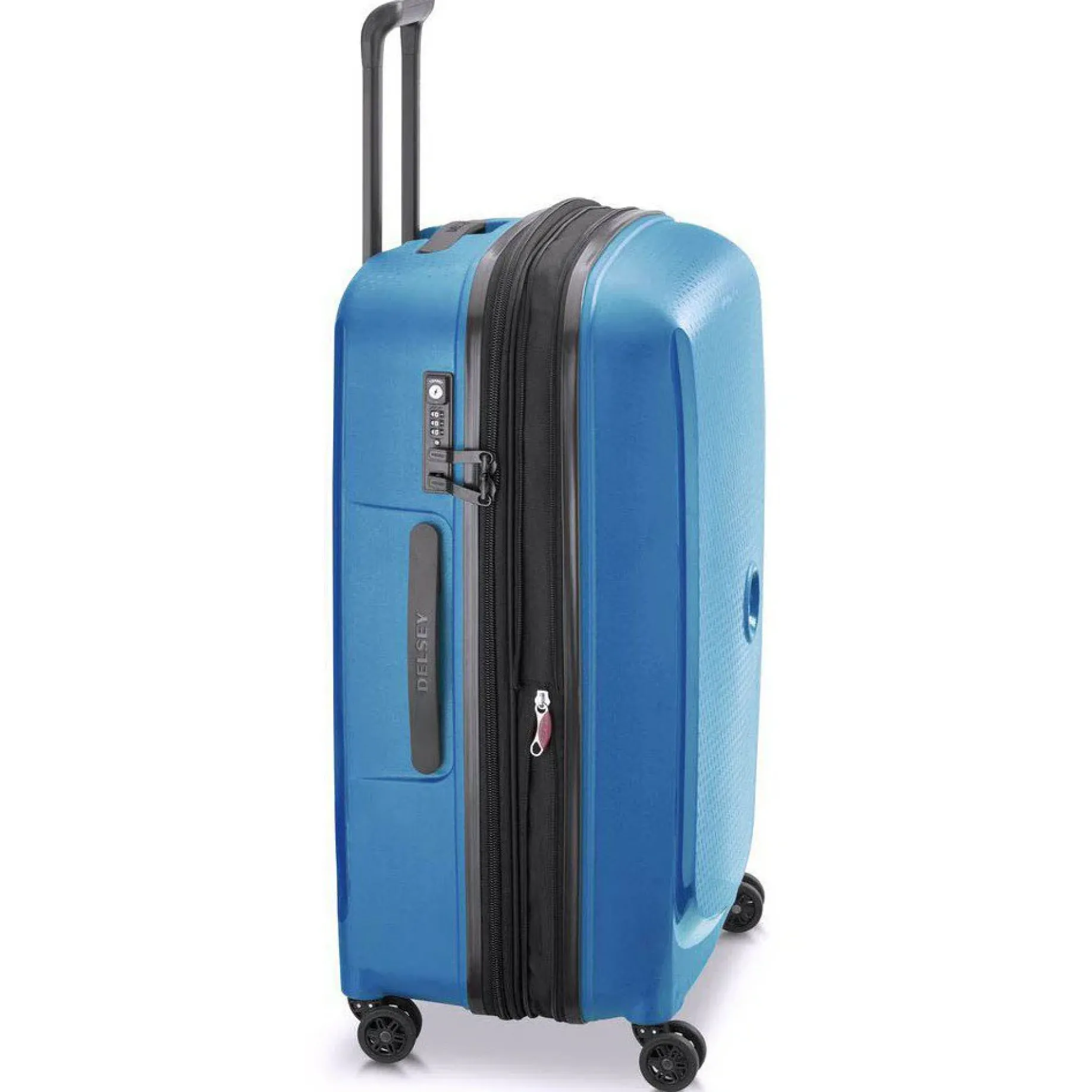 Belmont Plus - 4-Rollen-Trolley 71 cm erw. (zink blau)