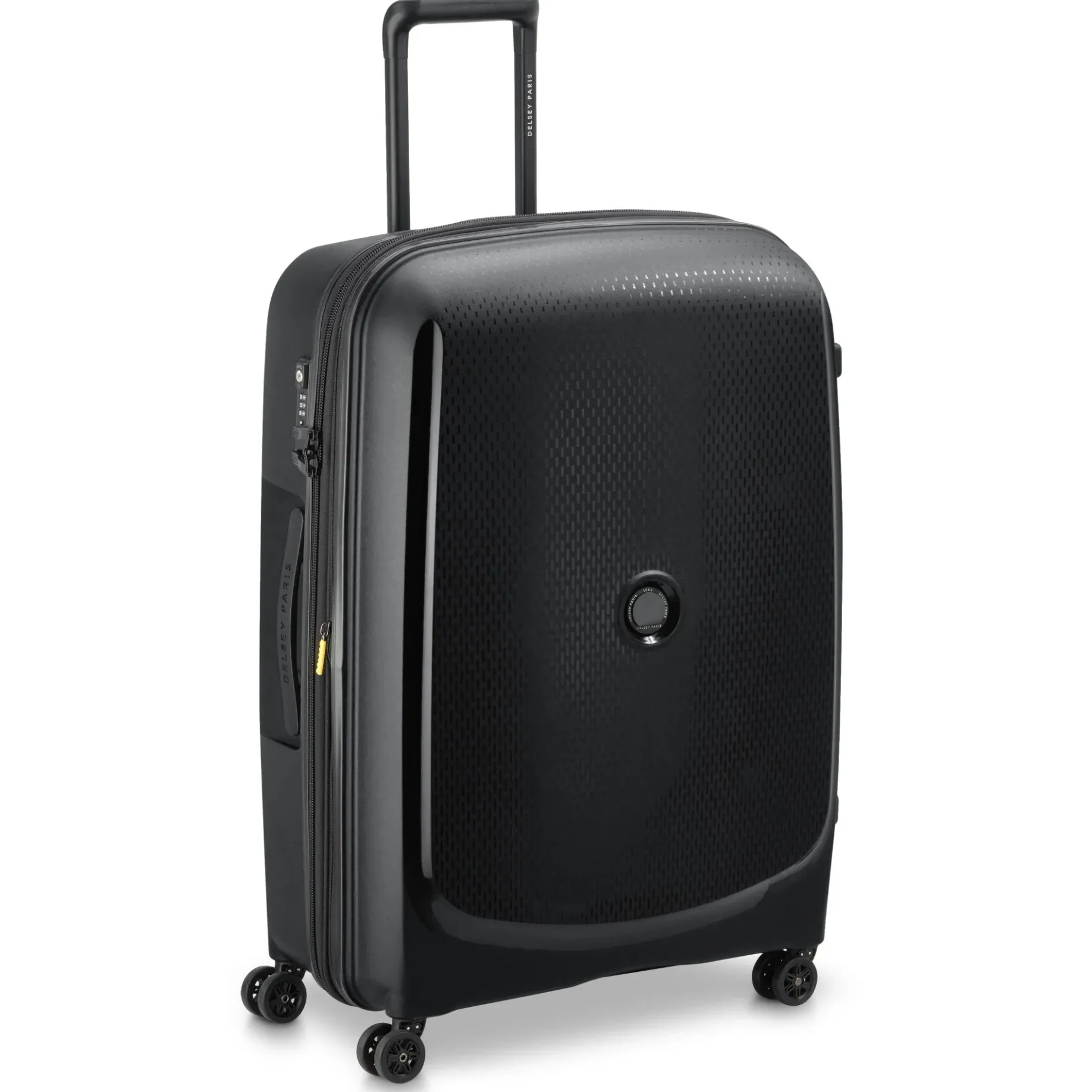 Belmont Plus - 4-Rollen-Trolley recycelt 76 cm erw. (schwarz)