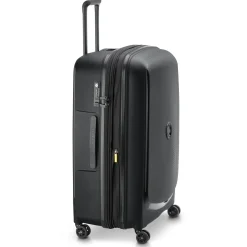 Belmont Plus - 4-Rollen-Trolley recycelt 76 cm erw. (schwarz)