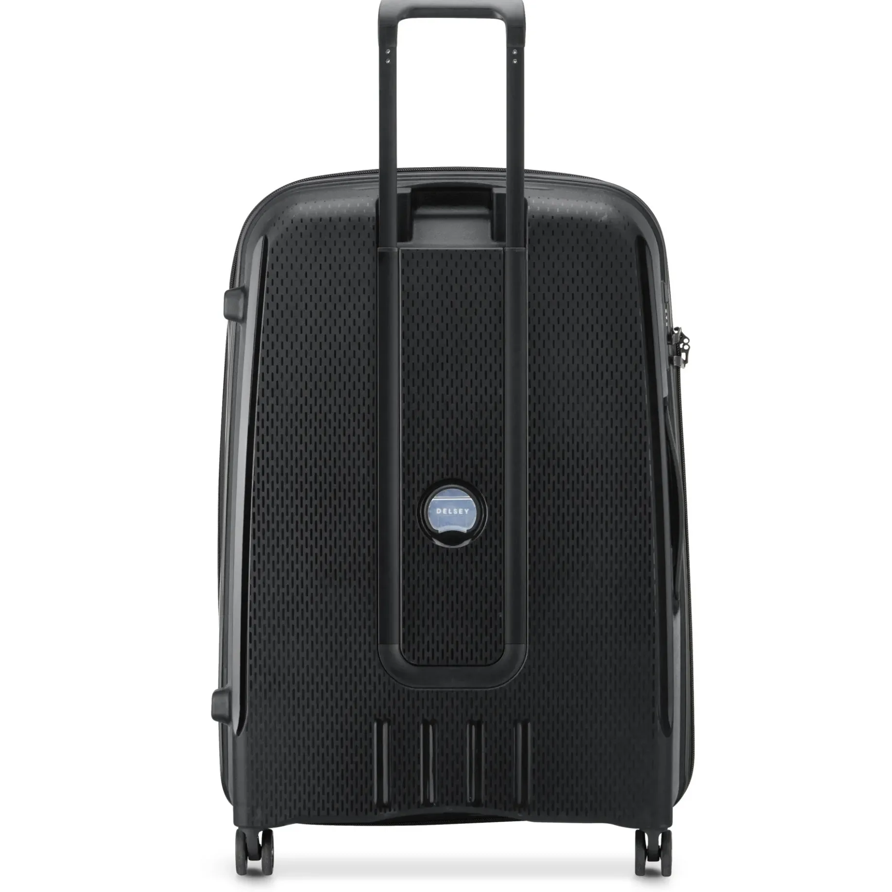 Belmont Plus - 4-Rollen-Trolley recycelt 76 cm erw. (schwarz)