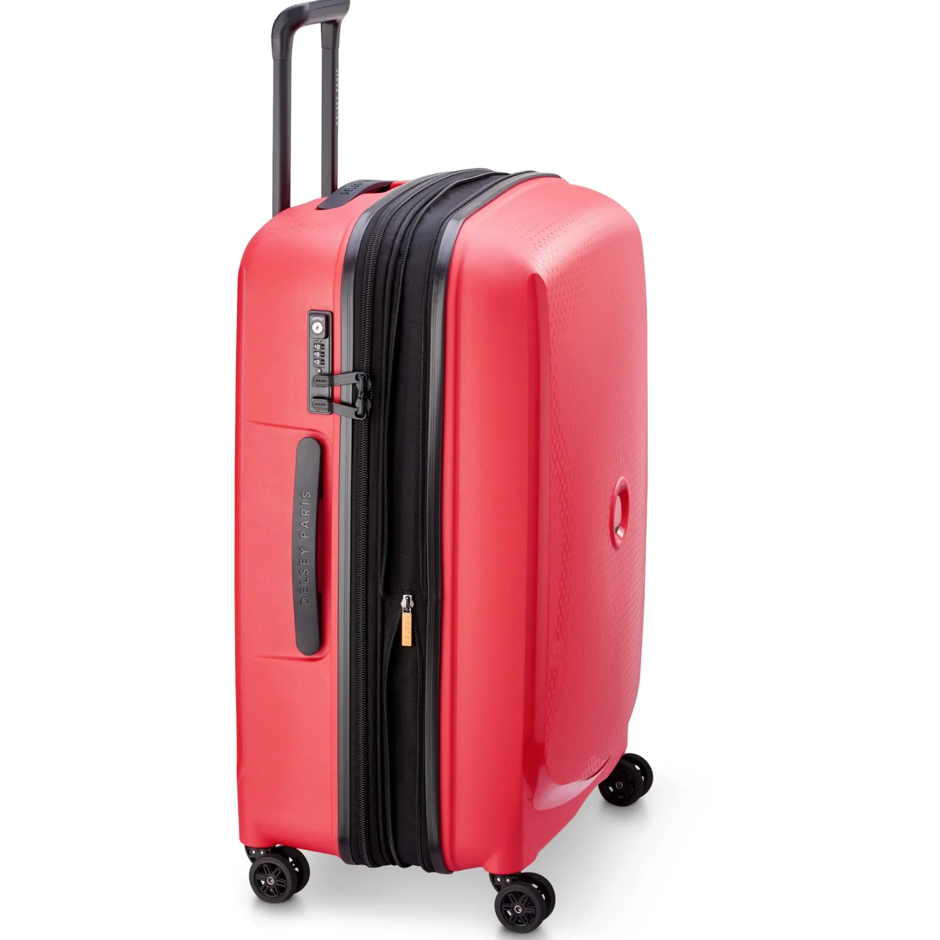 Belmont Plus - 4-Rollen-Trolley recycelt 71 cm erw. (orange)