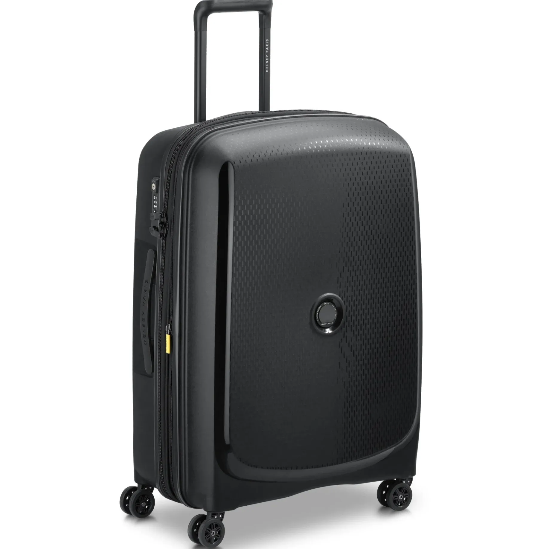 Belmont Plus - 4-Rollen-Trolley recycelt 71 cm erw. (schwarz)