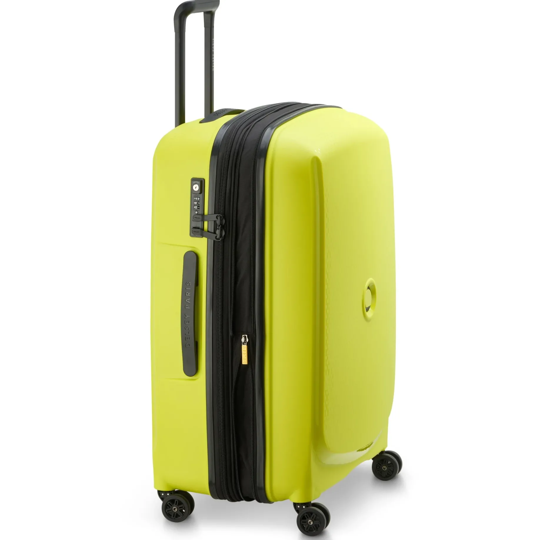Belmont Plus - 4-Rollen-Trolley recycelt 71 cm erw. (grün chartreuse)