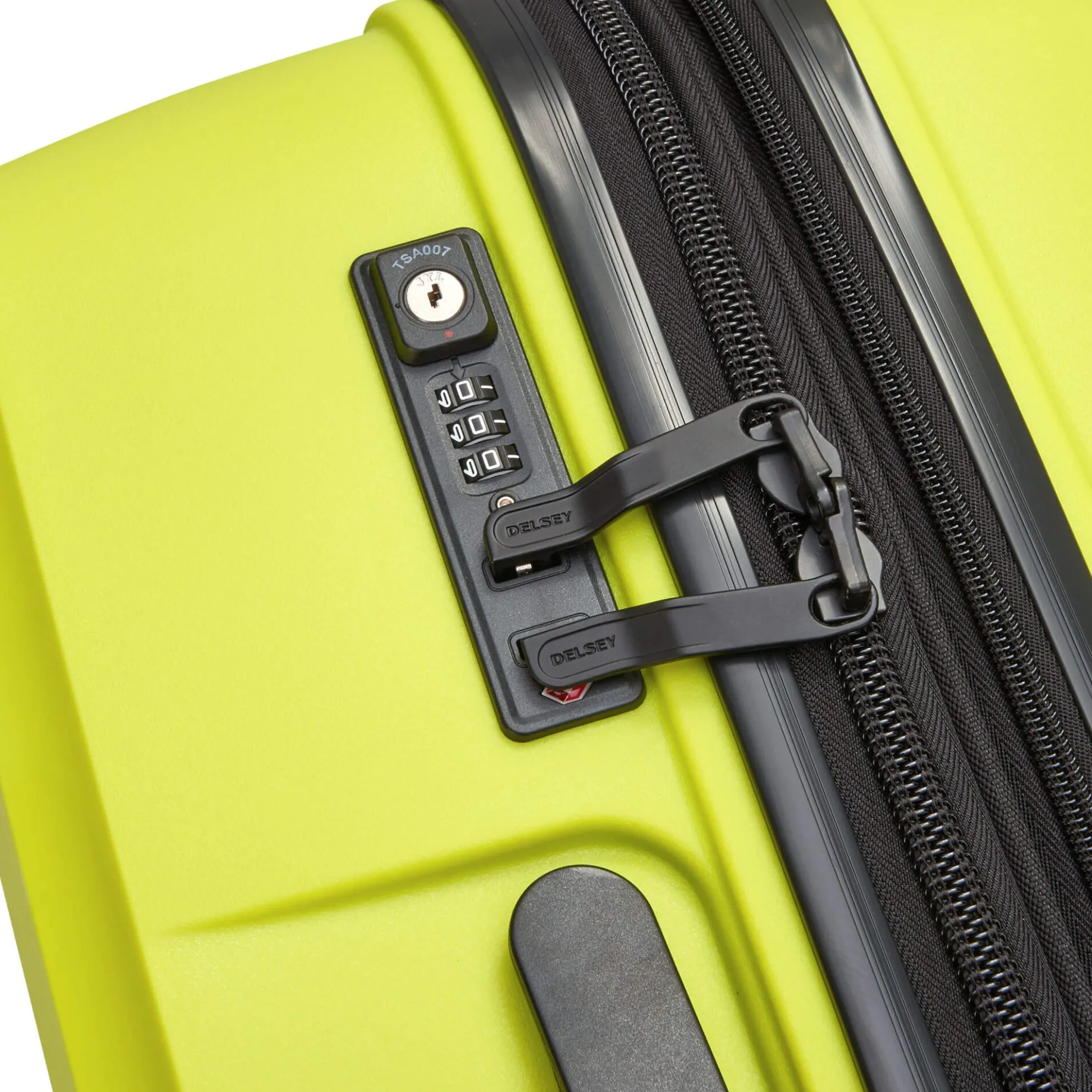 Belmont Plus - 4-Rollen-Trolley recycelt 76 cm erw. (grün chartreuse)