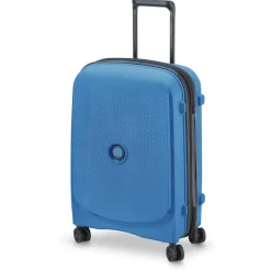 Belmont Plus Slim Line - 4-Rollen-Kabinentrolley recycelt 55 cm (zink blau)