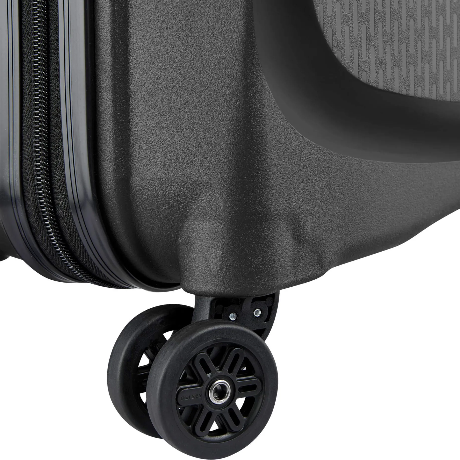 Belmont Plus Slim Line - 4-Rollen-Kabinentrolley recycelt 55 cm (schwarz)