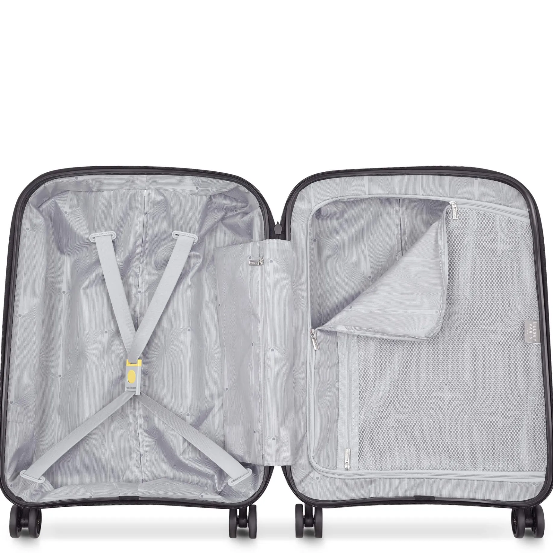 Belmont Plus Slim Line - 4-Rollen-Kabinentrolley recycelt 55 cm (grün chartreuse)