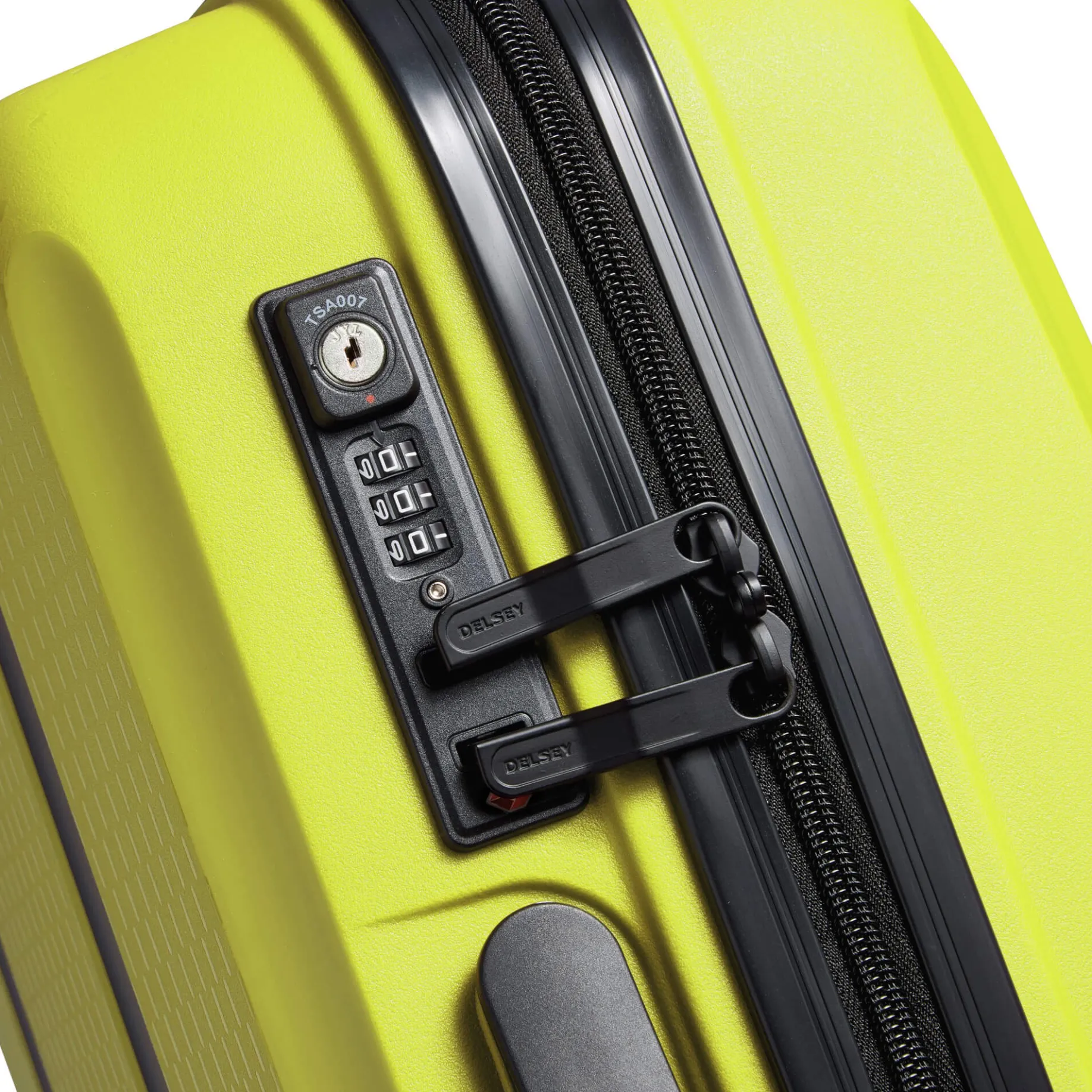 Belmont Plus Slim Line - 4-Rollen-Kabinentrolley recycelt 55 cm (grün chartreuse)