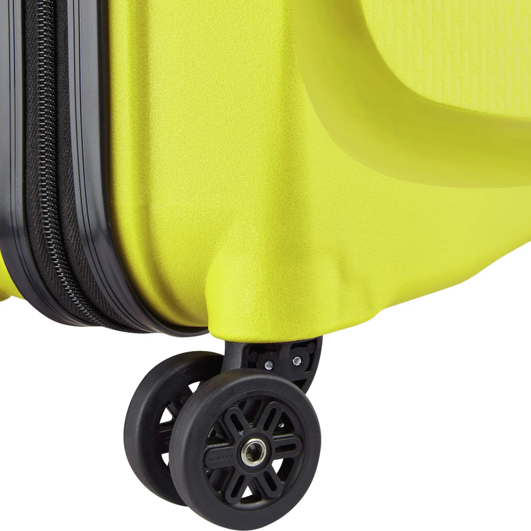 Belmont Plus Slim Line - 4-Rollen-Kabinentrolley recycelt 55 cm (grün chartreuse)
