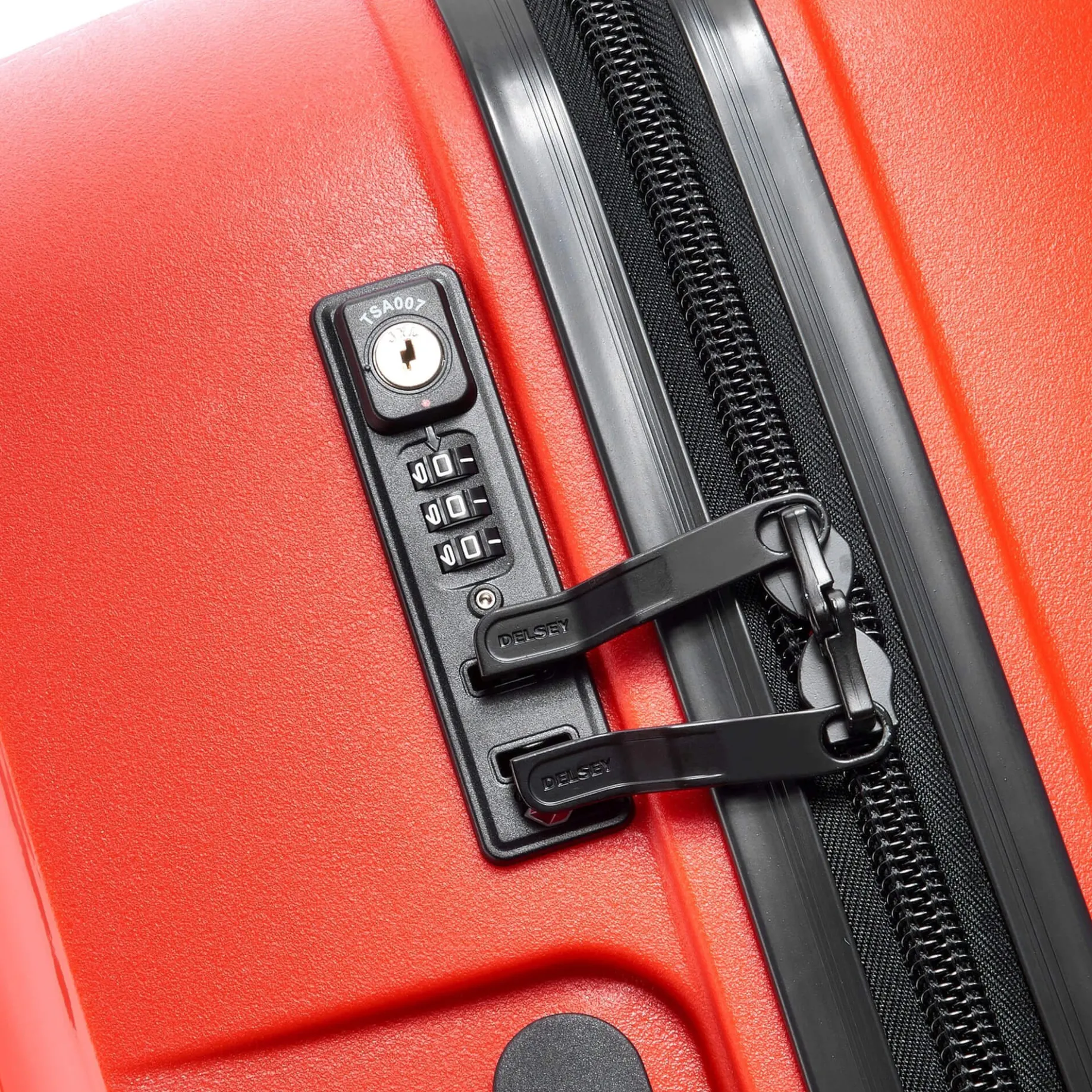 Belmont Plus Slim Line - 4-Rollen-Kabinentrolley 55 cm (rot)