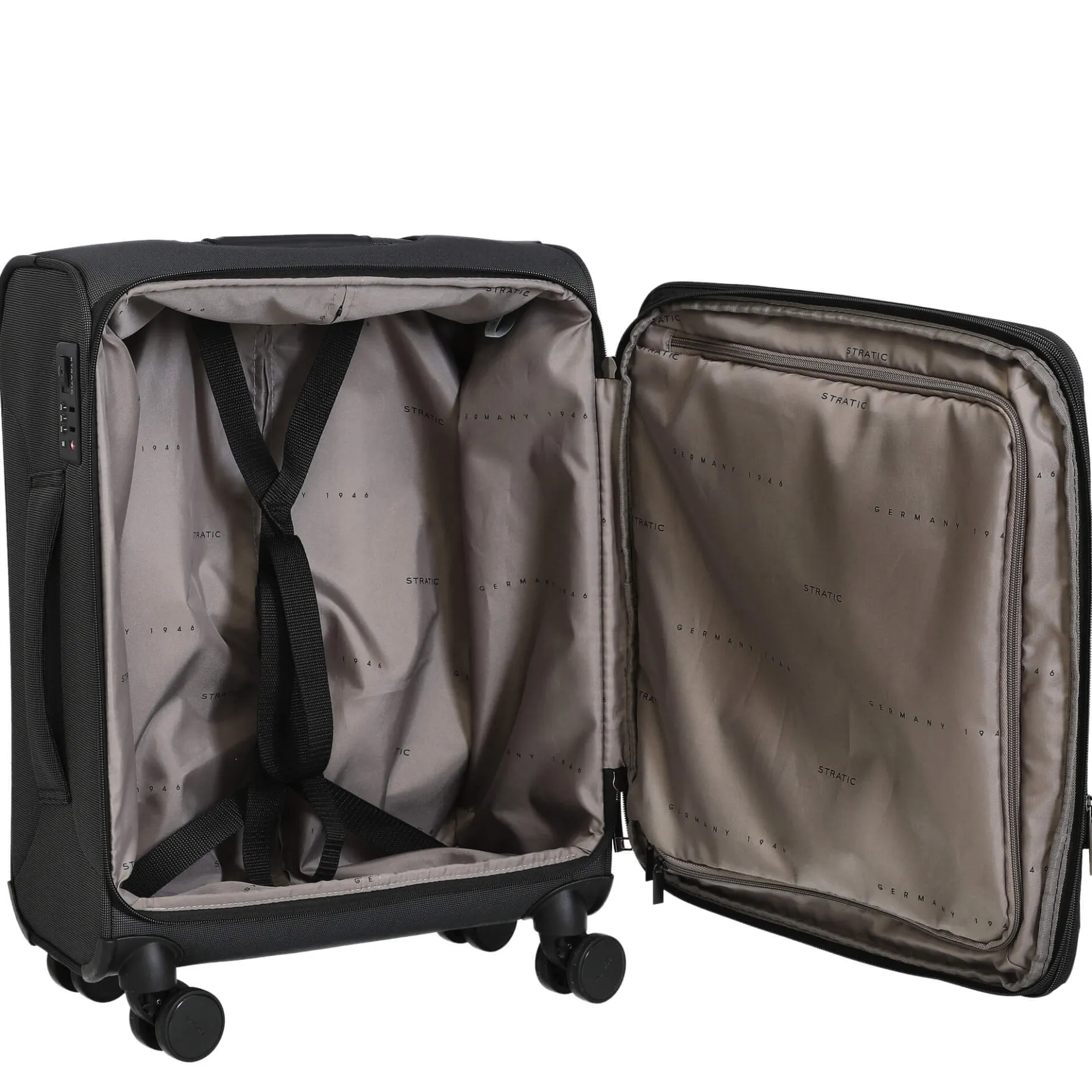 Bendigo Light+ - 4-Rollen-Trolley 54 cm S erw. (black)
