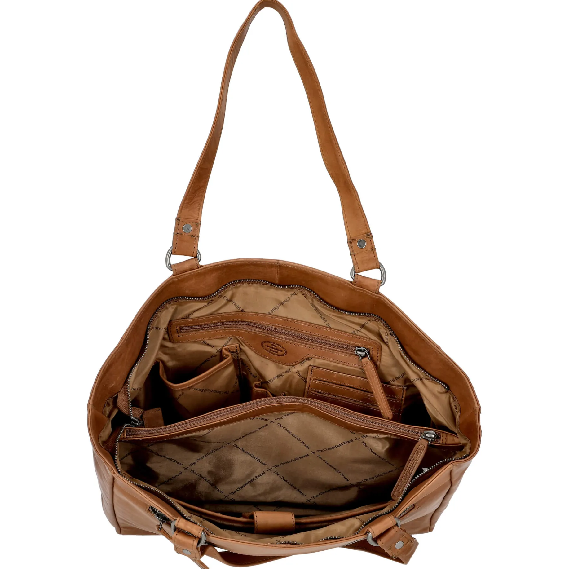 Berlin - Shopper 15.4" L Leder 28 cm (cognac)
