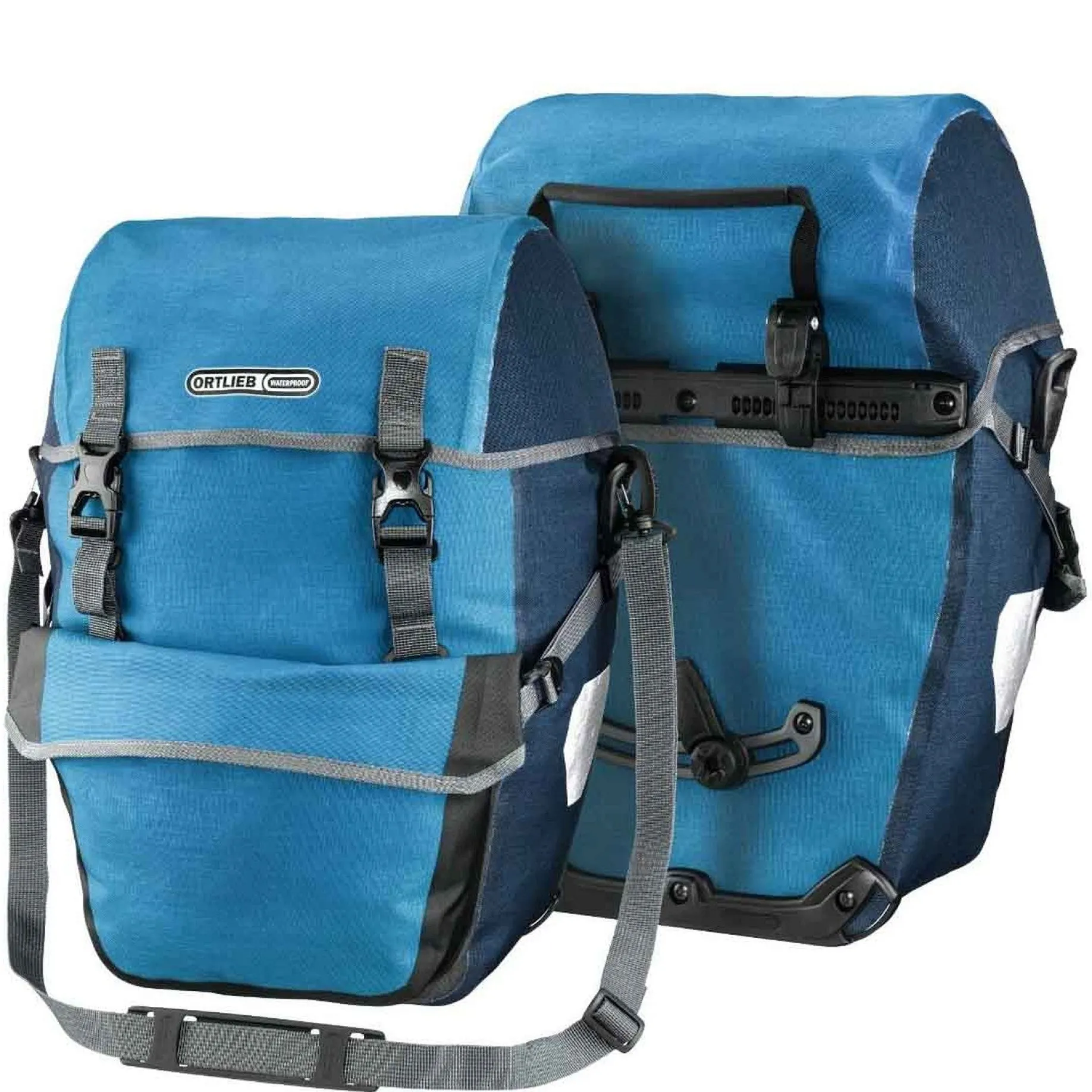 Bike-Packer Plus 42 - Hinterradtasche QL2.1 (2x21L) 42 cm (dusk blue-steel blue)