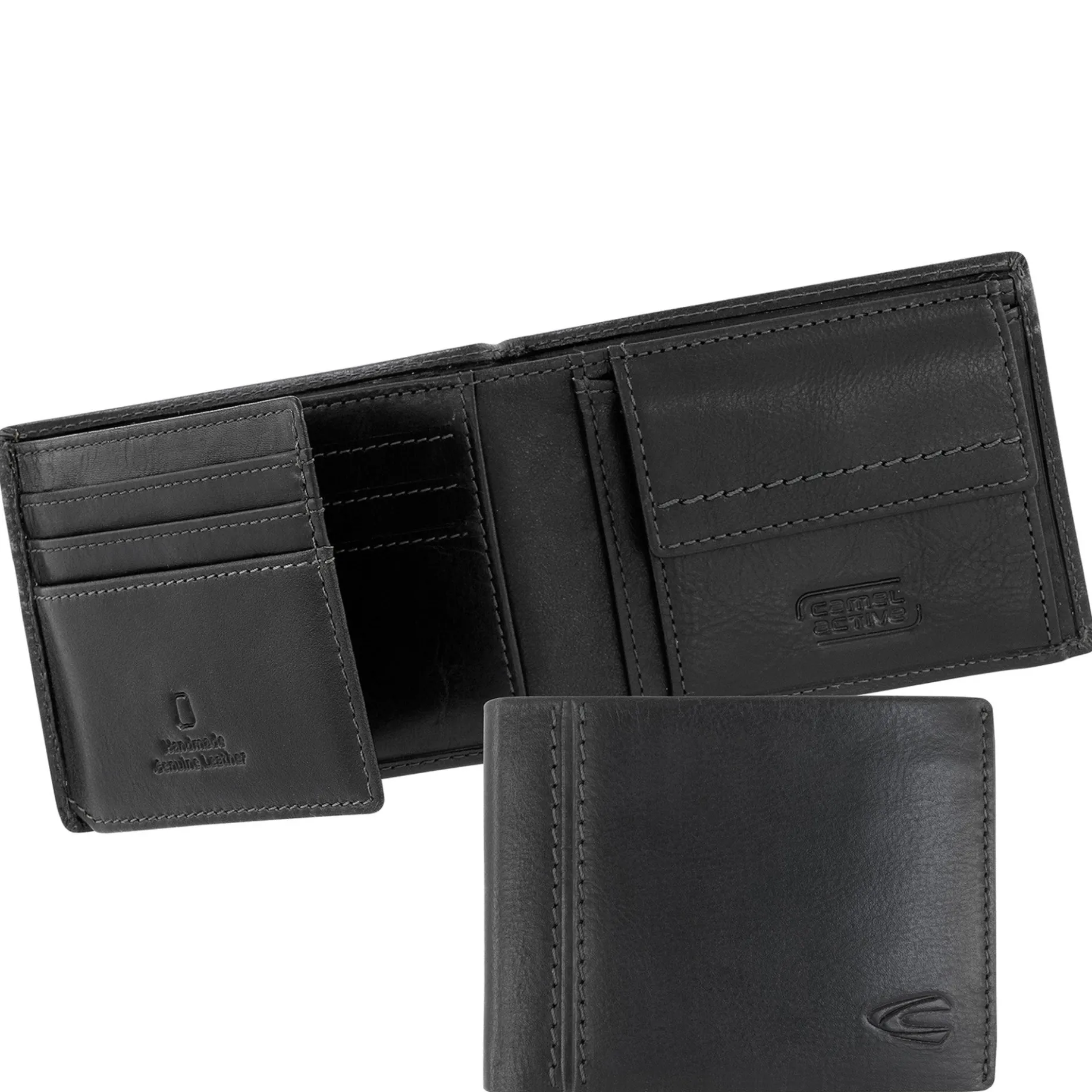 Bilbao Jeans - Geldbörse 6cc 11 cm RFID (black)
