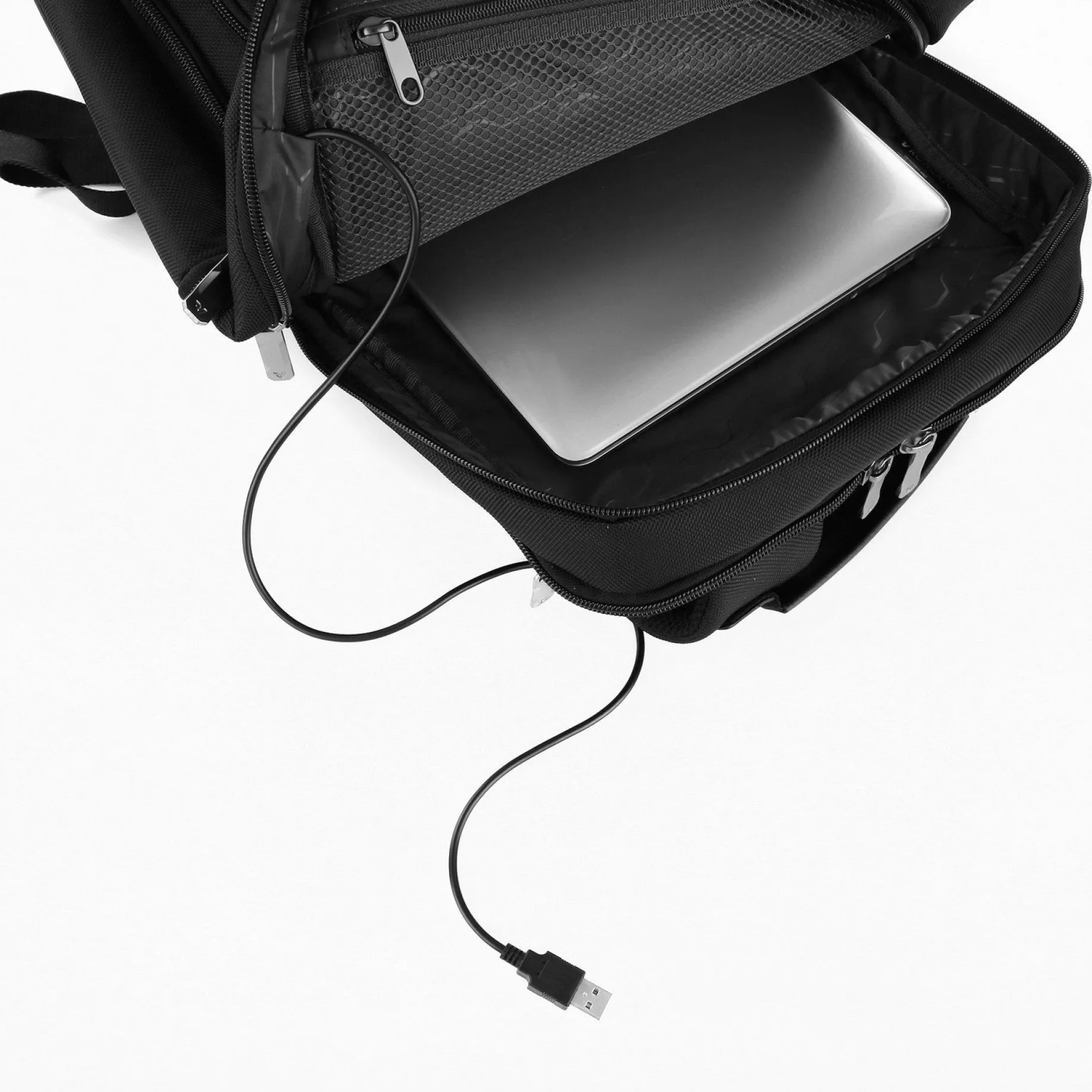 Biz 4.0 - Rucksack 15.6" USB 45 cm (nero)