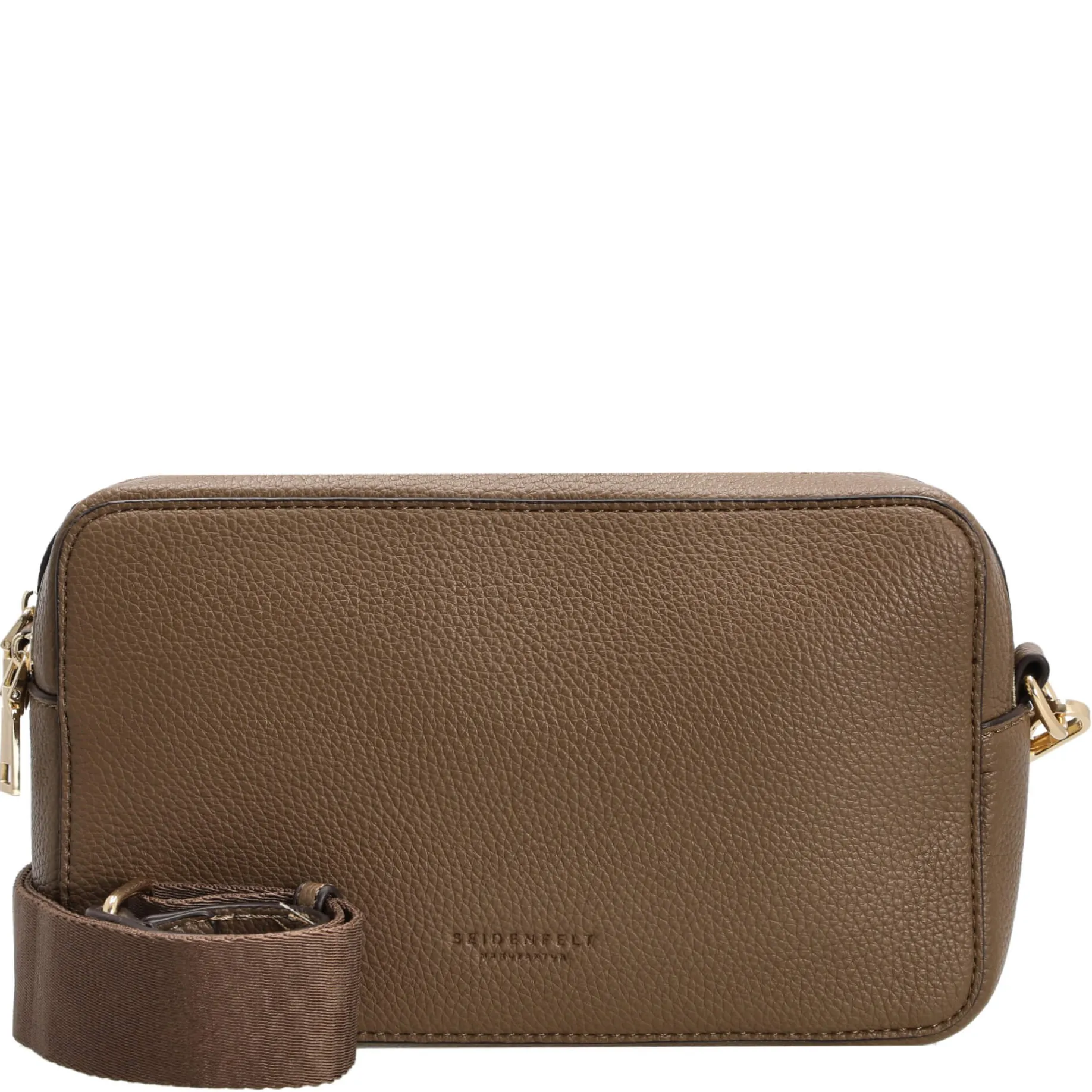 Bjuv - Umhängetasche 24 cm (olive/gold)