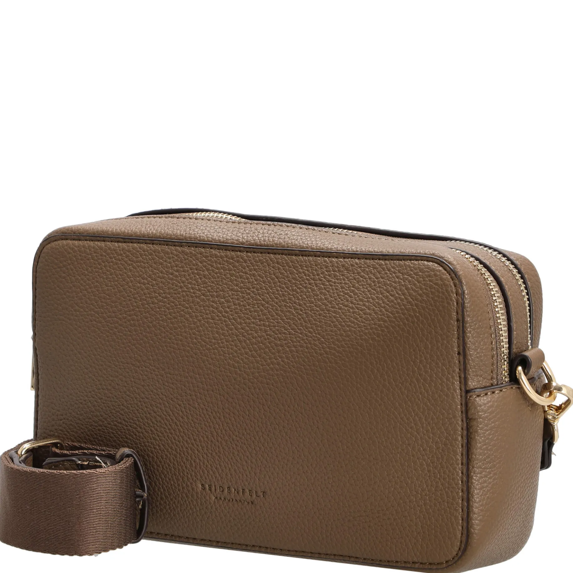 Bjuv - Umhängetasche 24 cm (olive/gold)