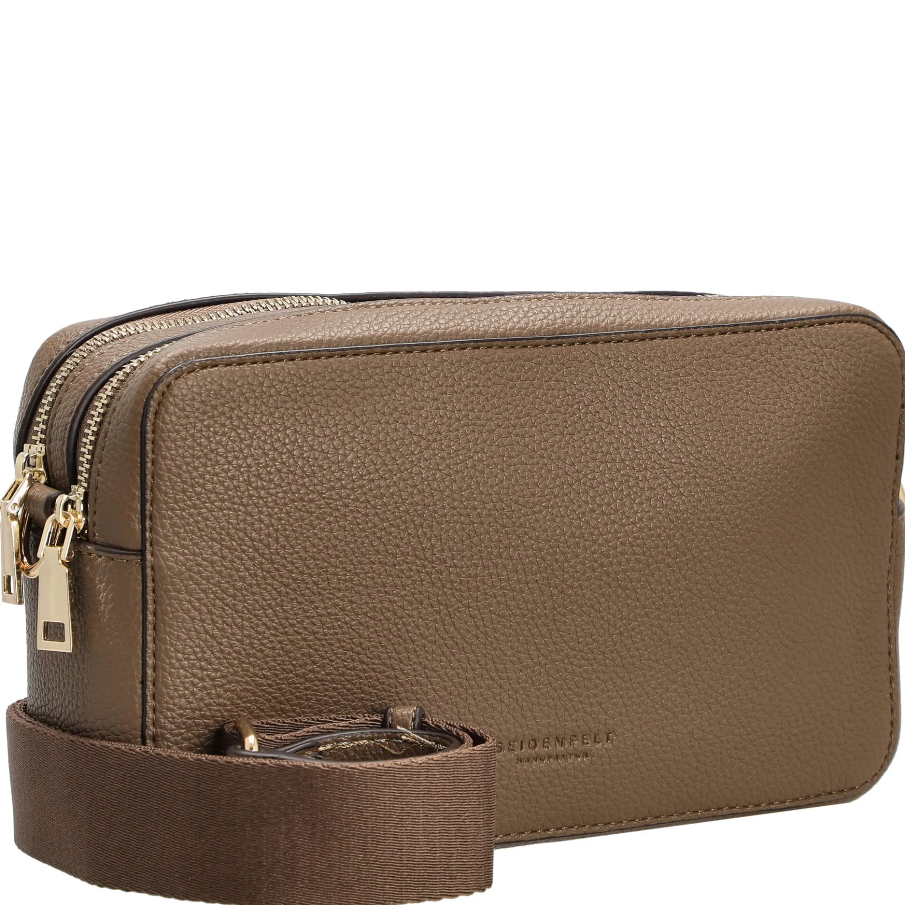 Bjuv - Umhängetasche 24 cm (olive/gold)