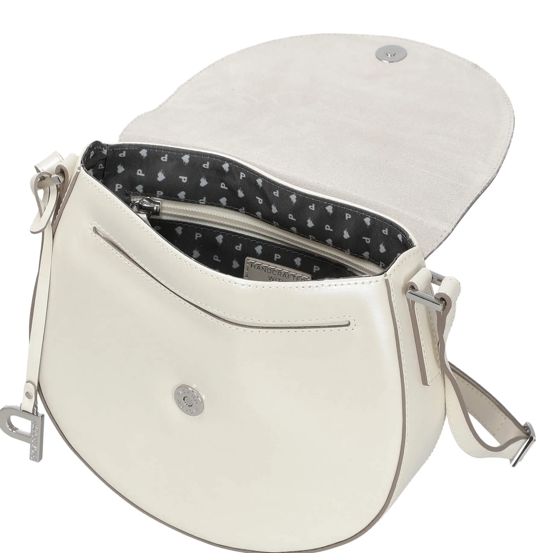 Black Tie - Umhängetasche 22 cm (cream)