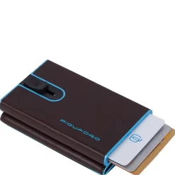 Blue Square - Kreditkartenetui 11cc 10 cm RFID (mahogany)