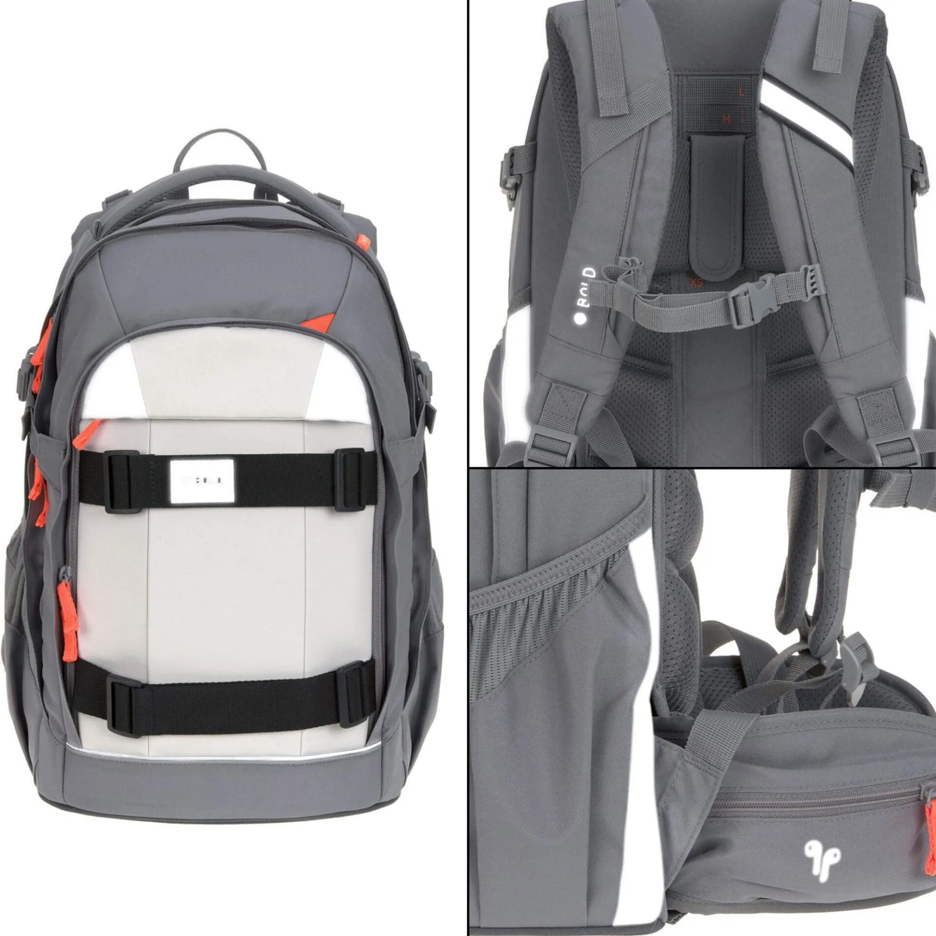 Bold Origin - Schulrucksack 46.5 cm (Anthracite/Grey)