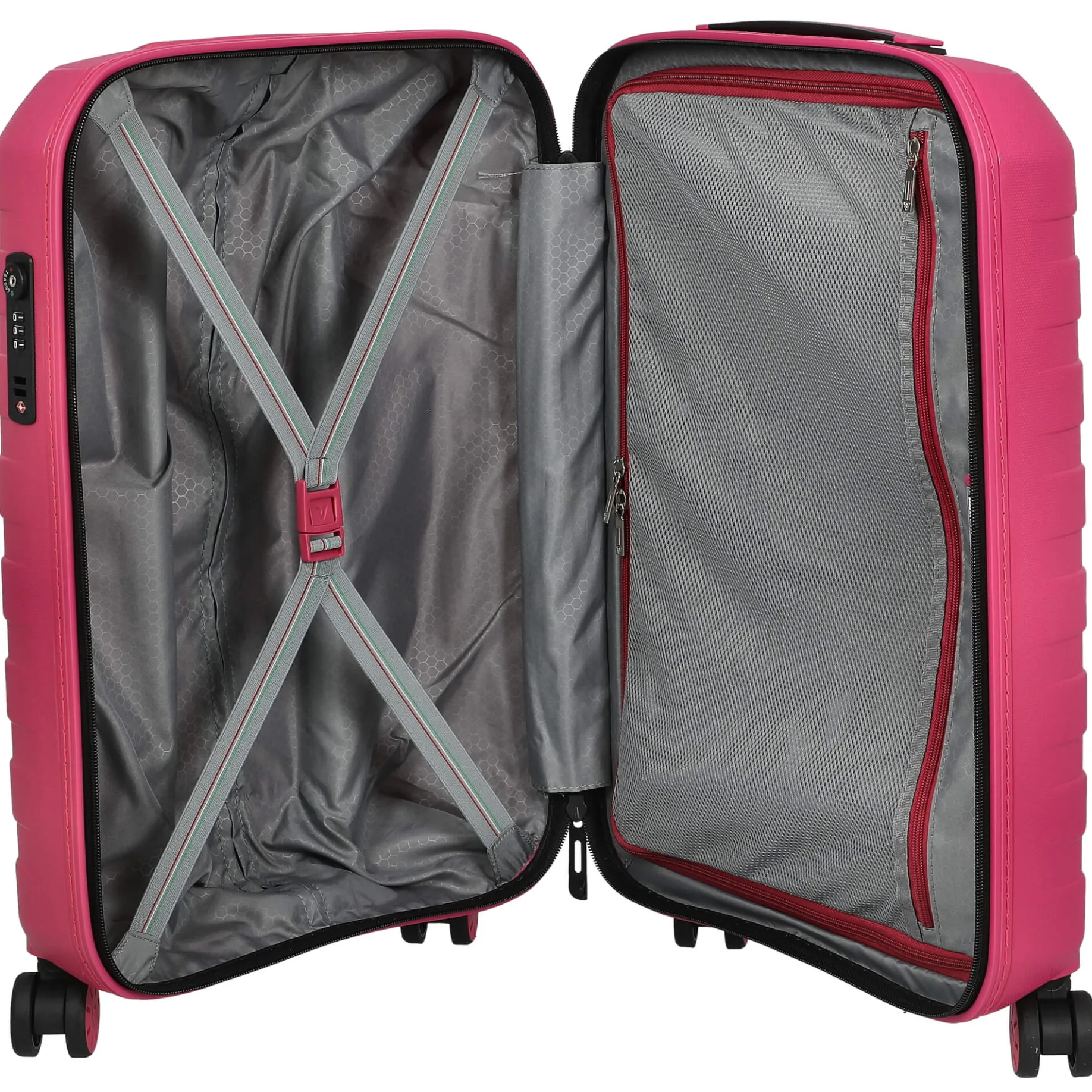 Box Sport 2.0 - 4-Rollen Kabinentrolley S 55 cm (nero/magenta)