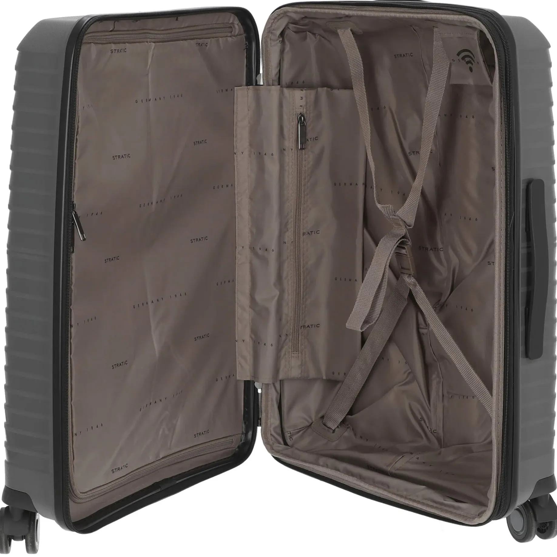Bright+ - 4-Rollen-Trolley 66 cm M erw. (grey)