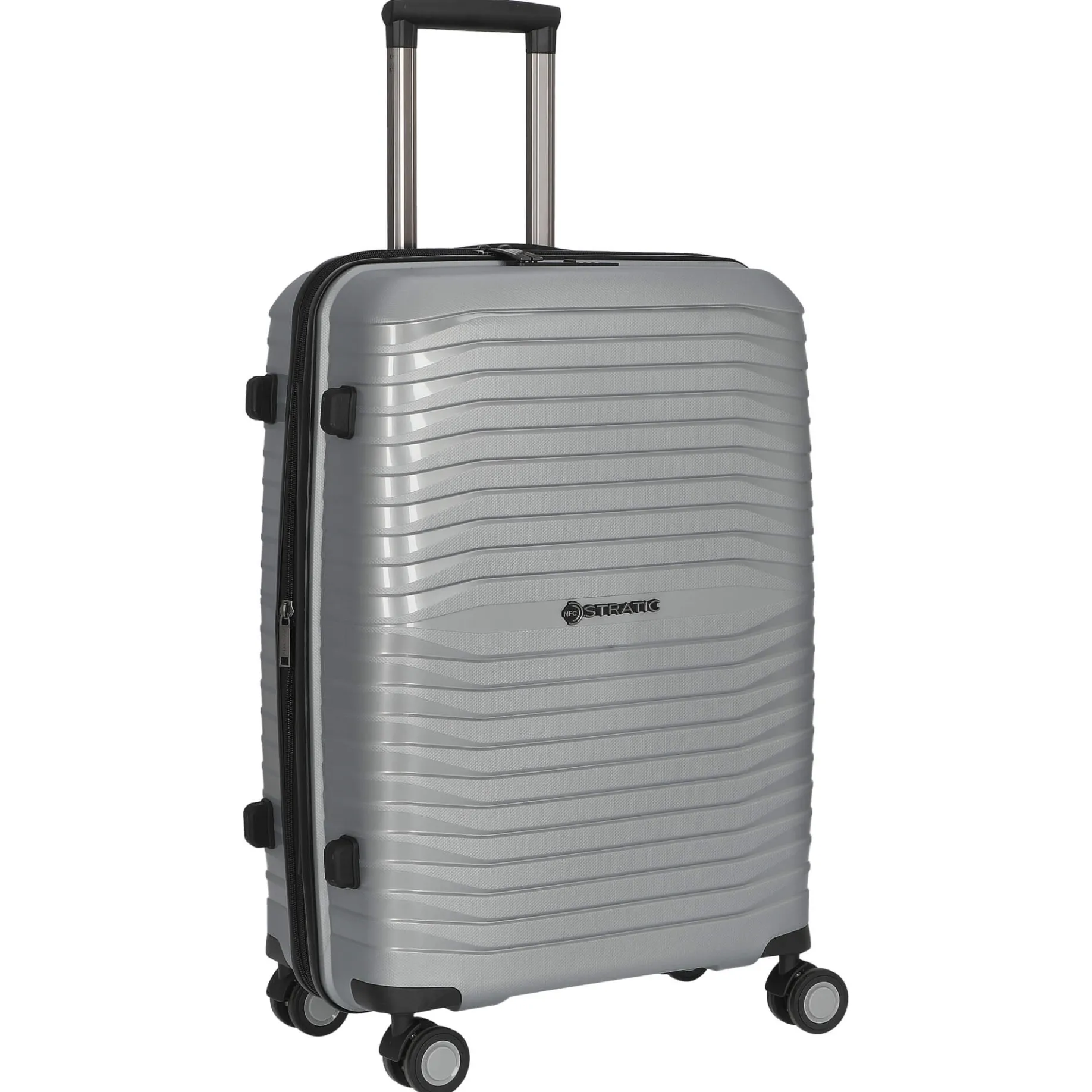Bright+ - 4-Rollen-Trolley 66 cm M erw. (silver)