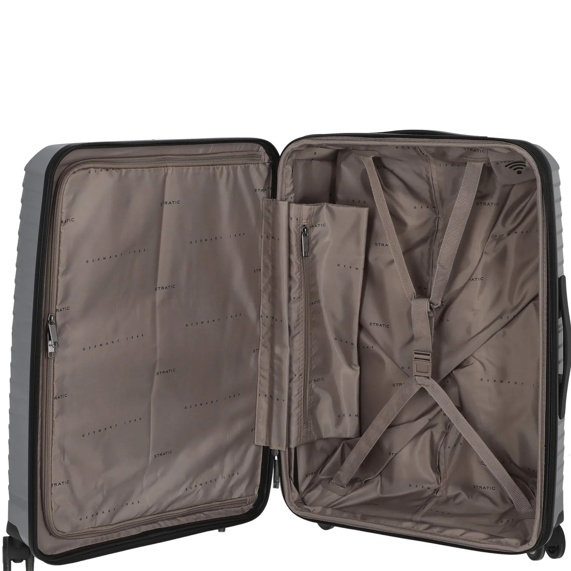 Bright+ - 4-Rollen-Trolley 66 cm M erw. (silver)