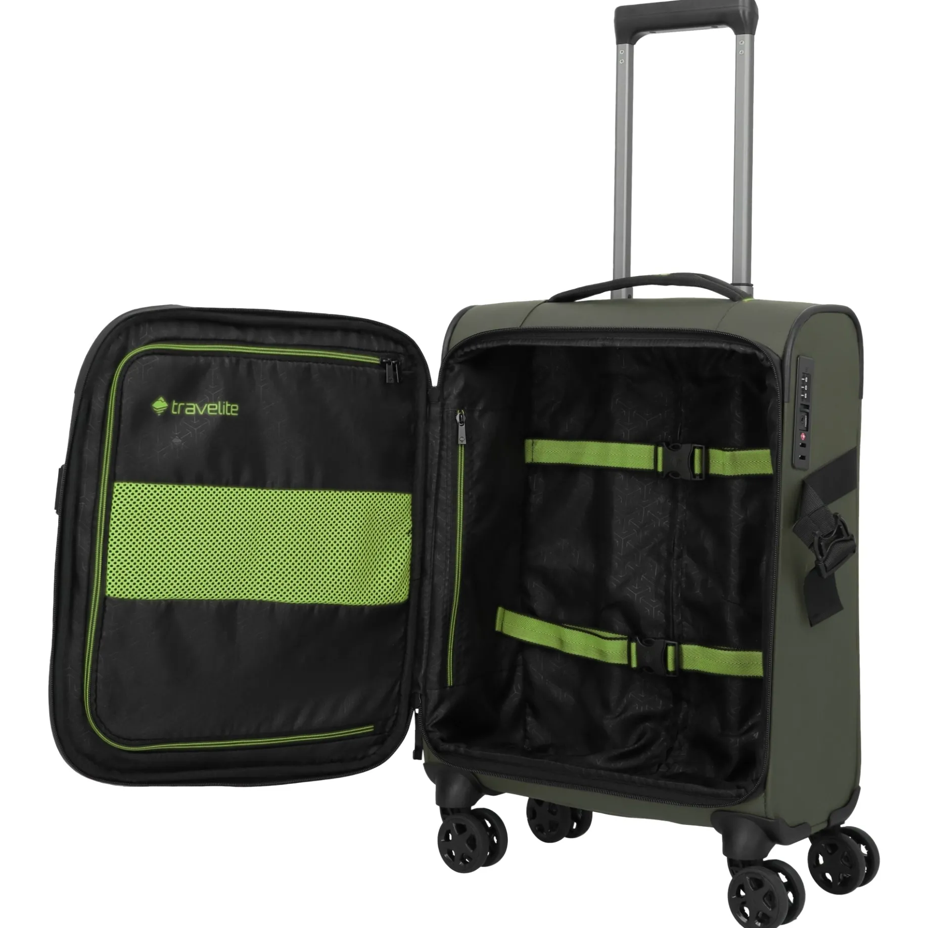 Briize - 4-Rollen-Kabinentrolley S 55 cm (khaki)
