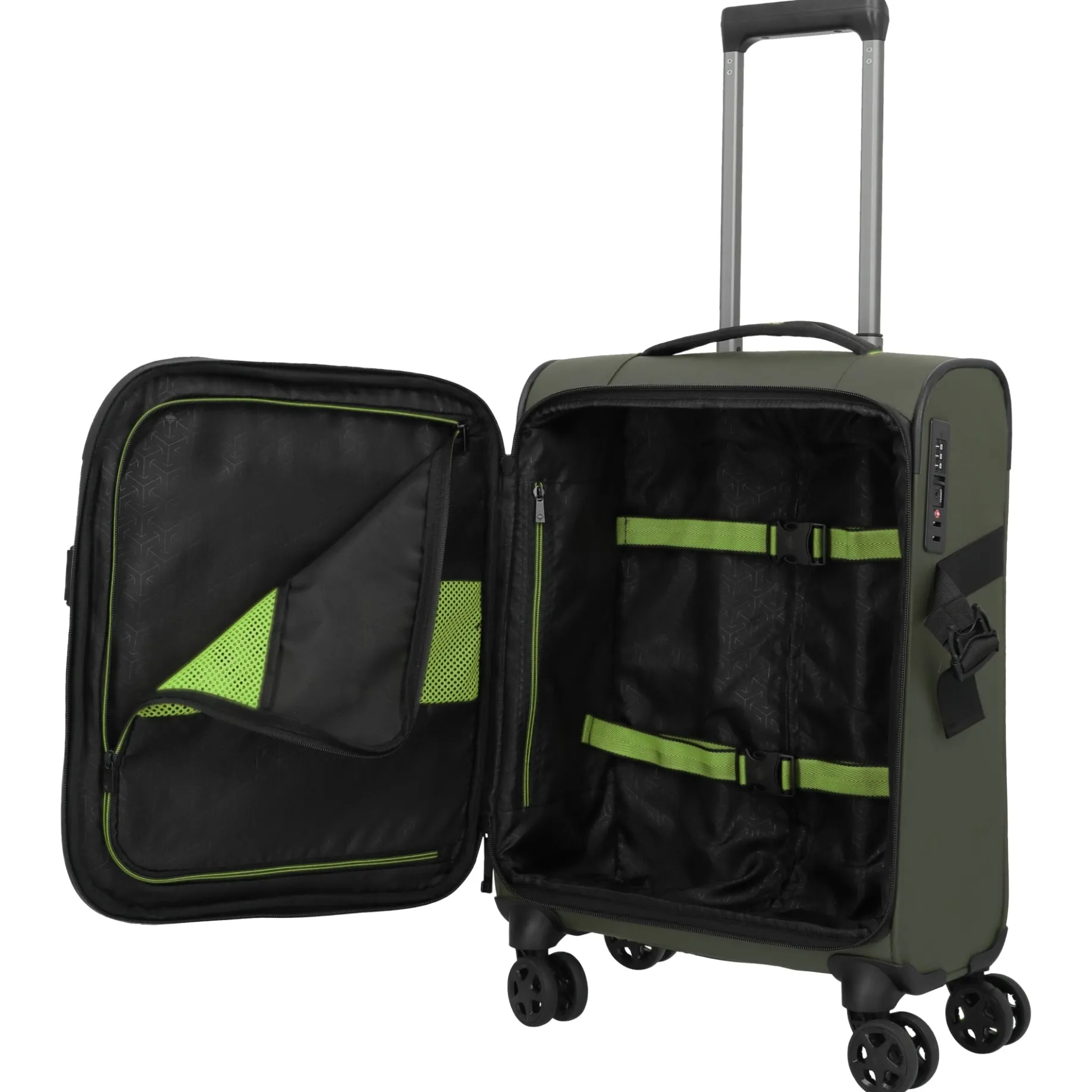 Briize - 4-Rollen-Kabinentrolley S 55 cm (khaki)