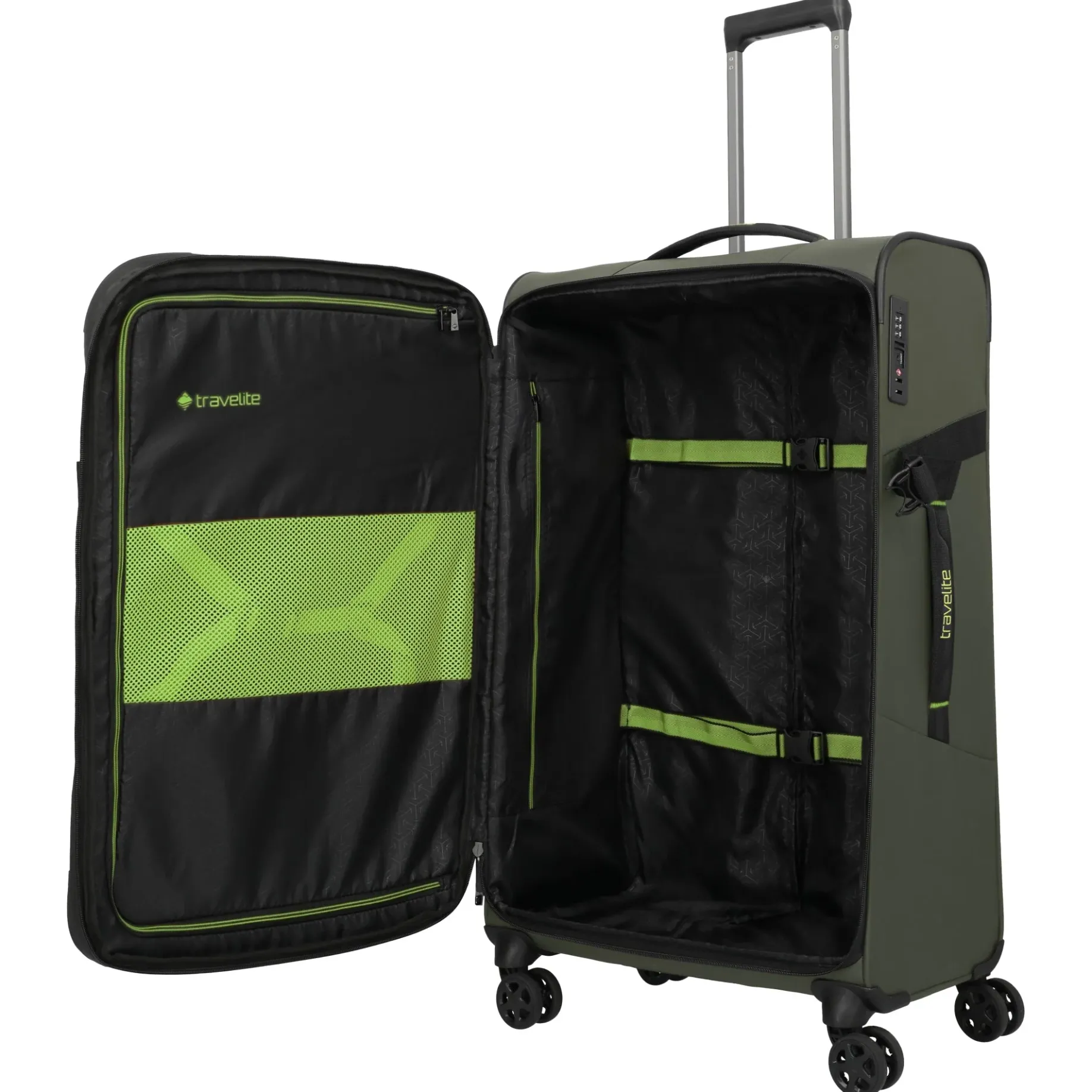 Briize - 4-Rollen-Trolley L 78 cm erw. (khaki)