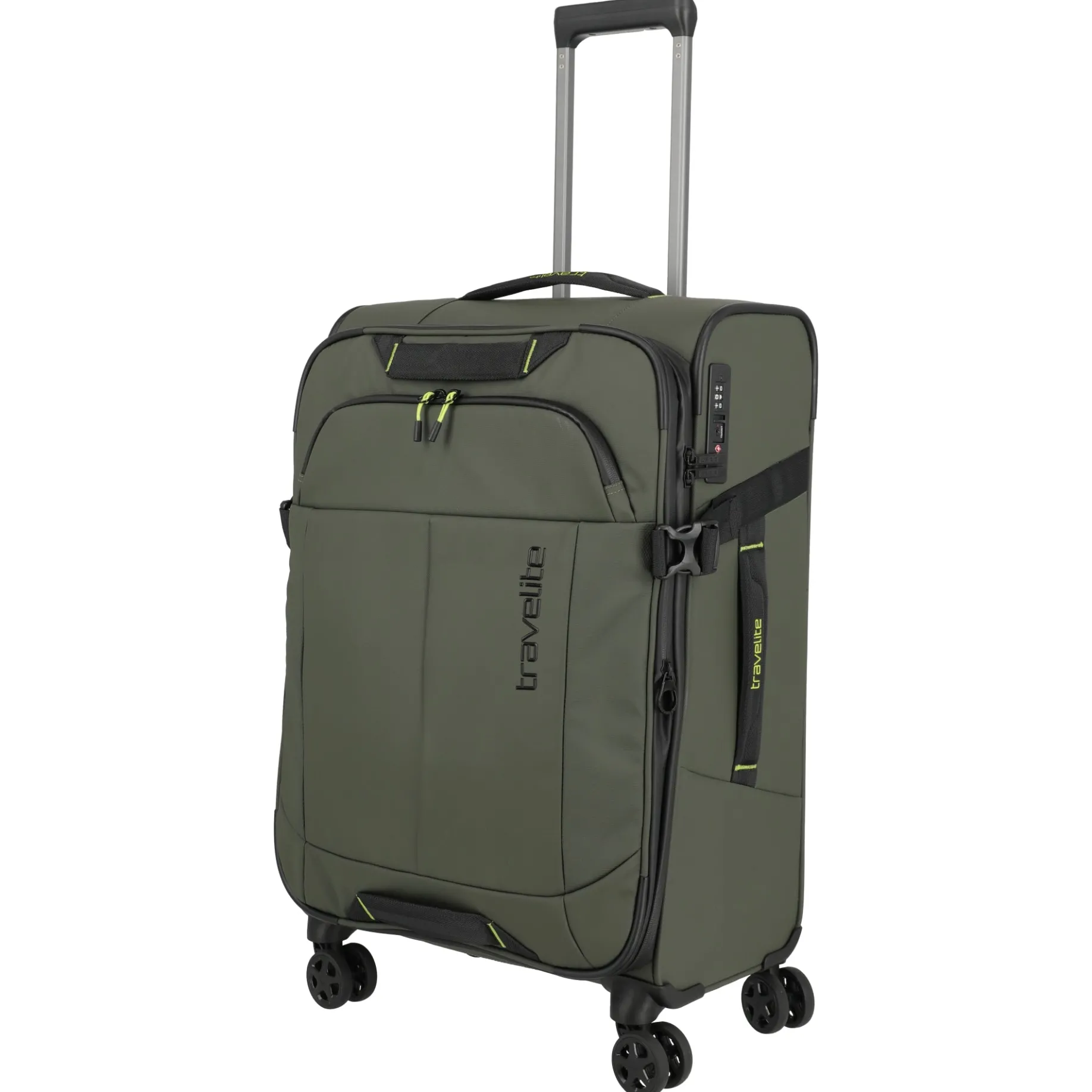 Briize - 4-Rollen-Trolley M 67 cm erw. (khaki)