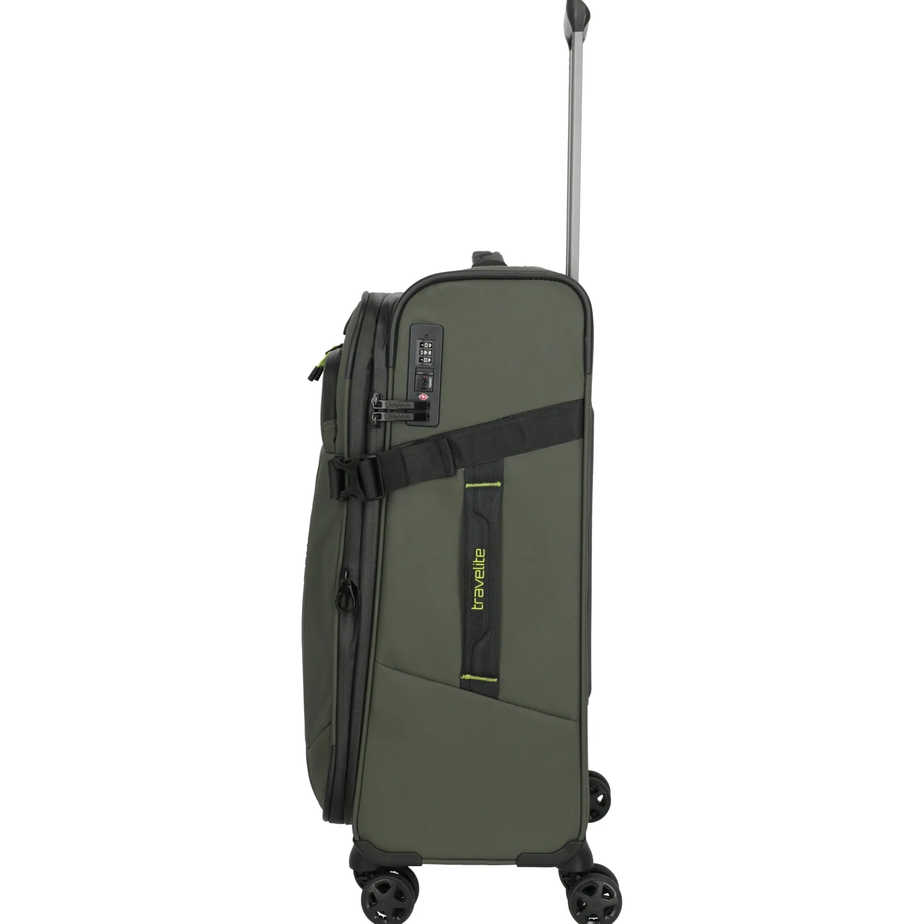 Briize - 4-Rollen-Trolley M 67 cm erw. (khaki)