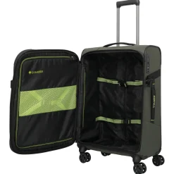Briize - 4-Rollen-Trolley M 67 cm erw. (khaki)